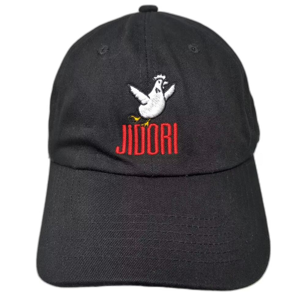 Nissi Caps Jidori Chicken Beyond Free Range Black One Size Baseball Cap Hat OS